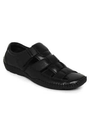 G 1009 B2 Dayton Roman Sandal Blk (2)