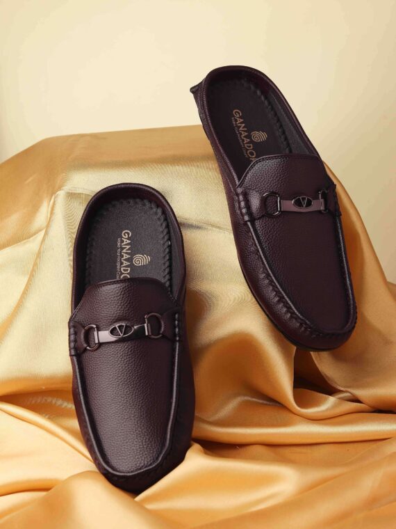 Casual Buckle Mules for Mens