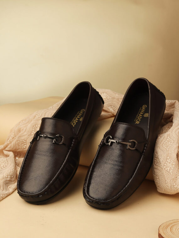 Casual Buckle Loafers for Mens