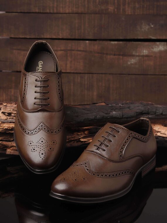 Formal Wingtip Brogue Shoes for Mens