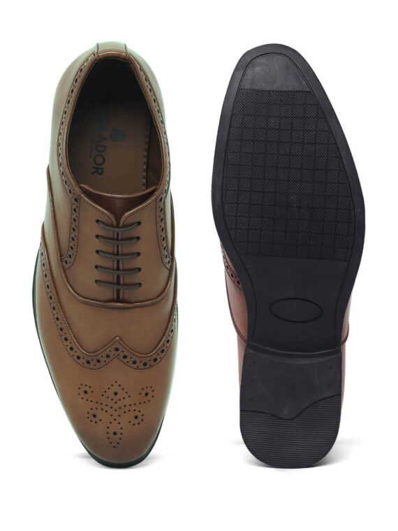 Formal Wingtip Brogue Shoes for Mens